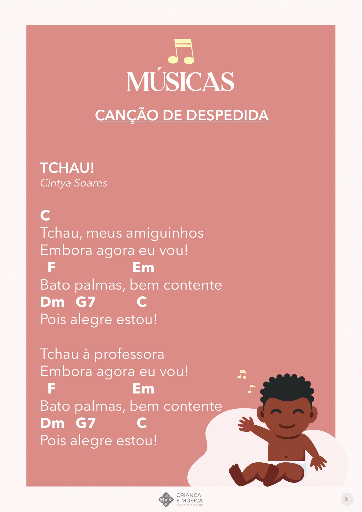Página interna do e-book — Acordes no teclado